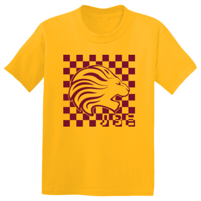 Youth JBE Checkered Gold Dri-Fit Tee Thumbnail