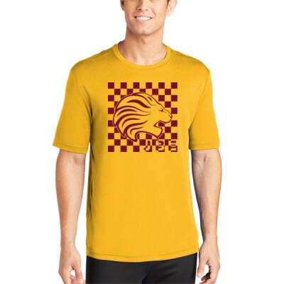 Adult JBE Checkered Gold Dri-Fit Tee Thumbnail
