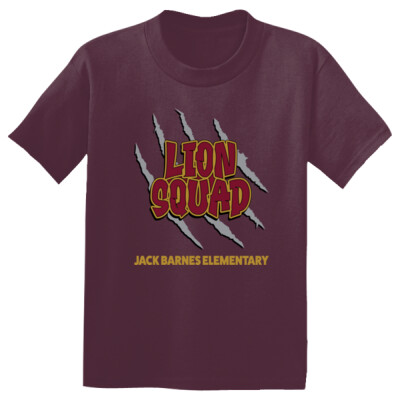 Youth Lion Squad Maroon Dri-Fit Tee Thumbnail