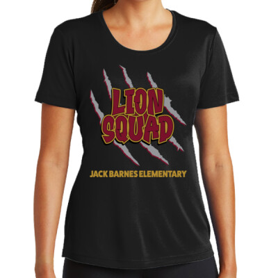 Ladies Lion Squad Black Dri-Fit Tee Thumbnail