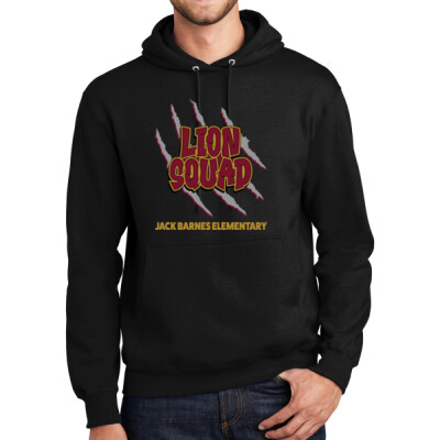 Adult Lion Squad Black Pullover Hooded Sweatshirt Thumbnail