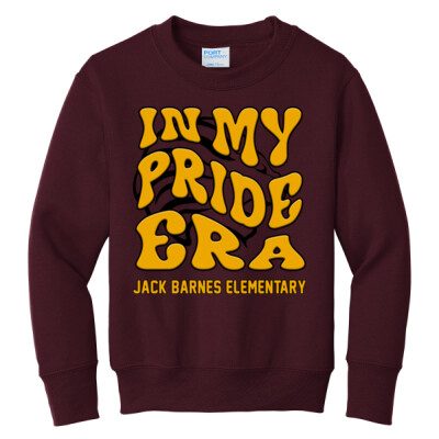 Youth In My Pride Era Maroon Crewneck Sweatshirt Thumbnail