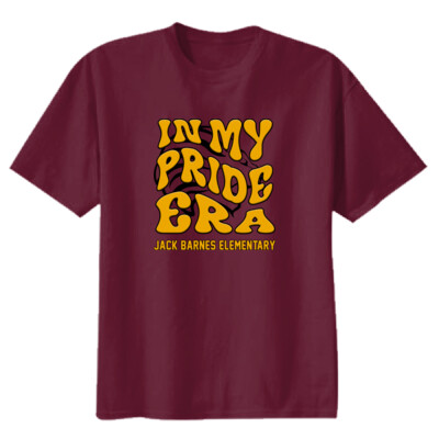 Youth In My Pride Era Maroon Cotton T-shirt Thumbnail