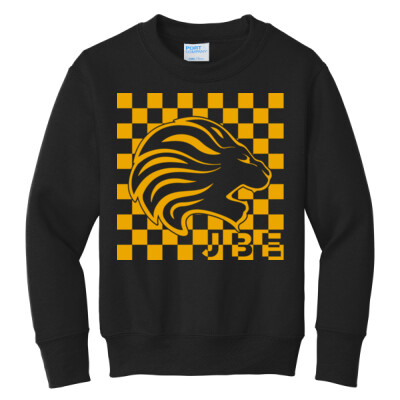 Youth JBE Black or Maroon Crewneck Sweatshirt Thumbnail