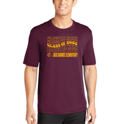 Adult 6th Grade Black or Maroon Dri-Fit Tee-1 Thumbnail