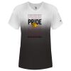 Women's V-Neck Ombre T-Shirt Thumbnail