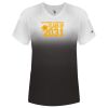 Women's V-Neck Ombre T-Shirt Thumbnail
