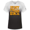 Women's V-Neck Ombre T-Shirt Thumbnail