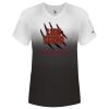 Women's V-Neck Ombre T-Shirt Thumbnail